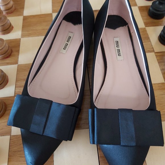 Miu Miu Suede Flats - Picture 2 of 4